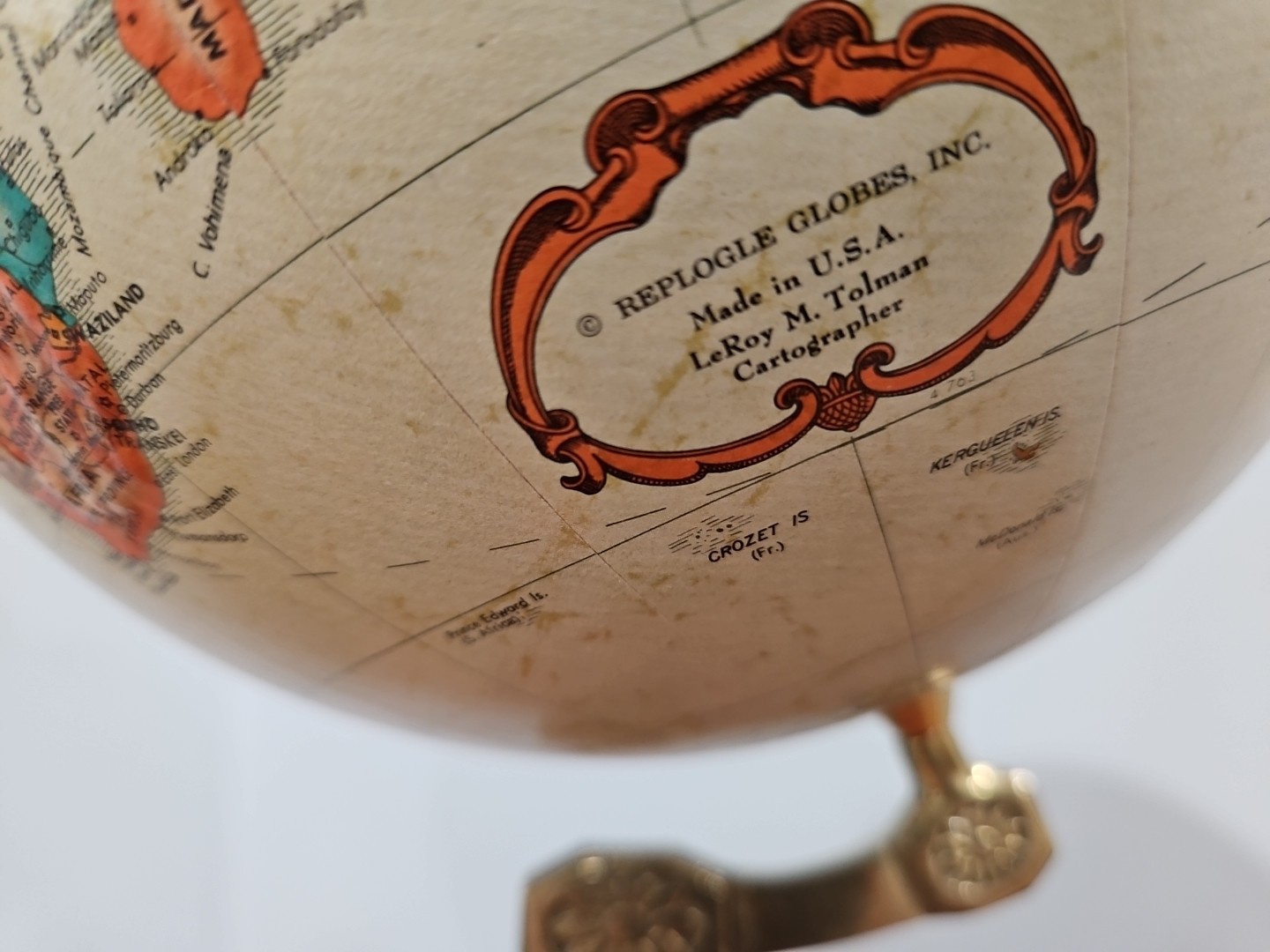 Replogle Weather 9" Geographic World Classic Globe /Precision Weather EUC