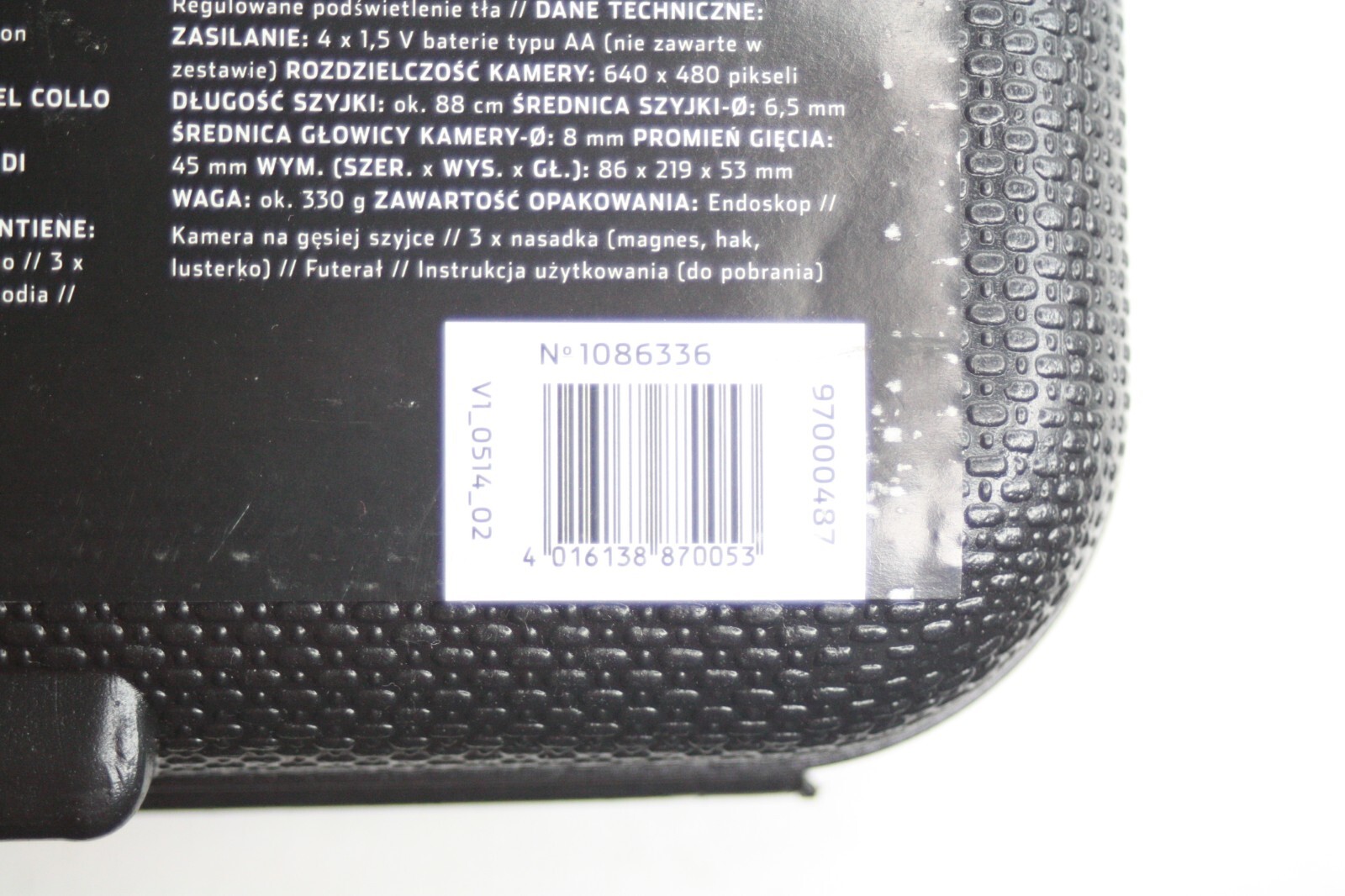 Voltcraft BS-30XHR Inspection Endoscope - NEW