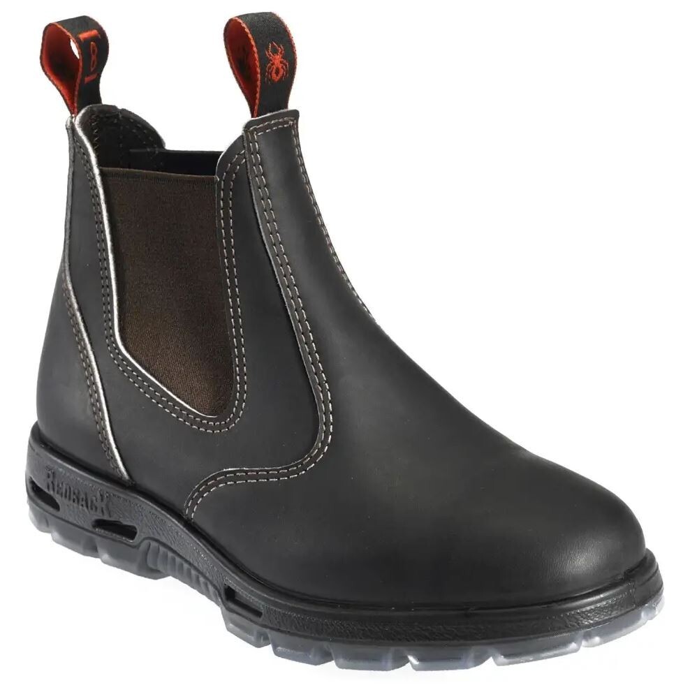 Redback Bobcat Claret Oil Kip UBOK Elastic Soft Toe Work Boots