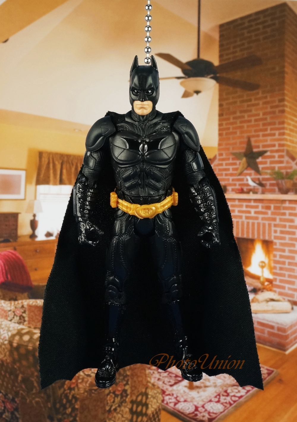 Batman Dark Knight Rise Bruce Wayne Ceiling Fan Pull Light Lamp Chain K1094