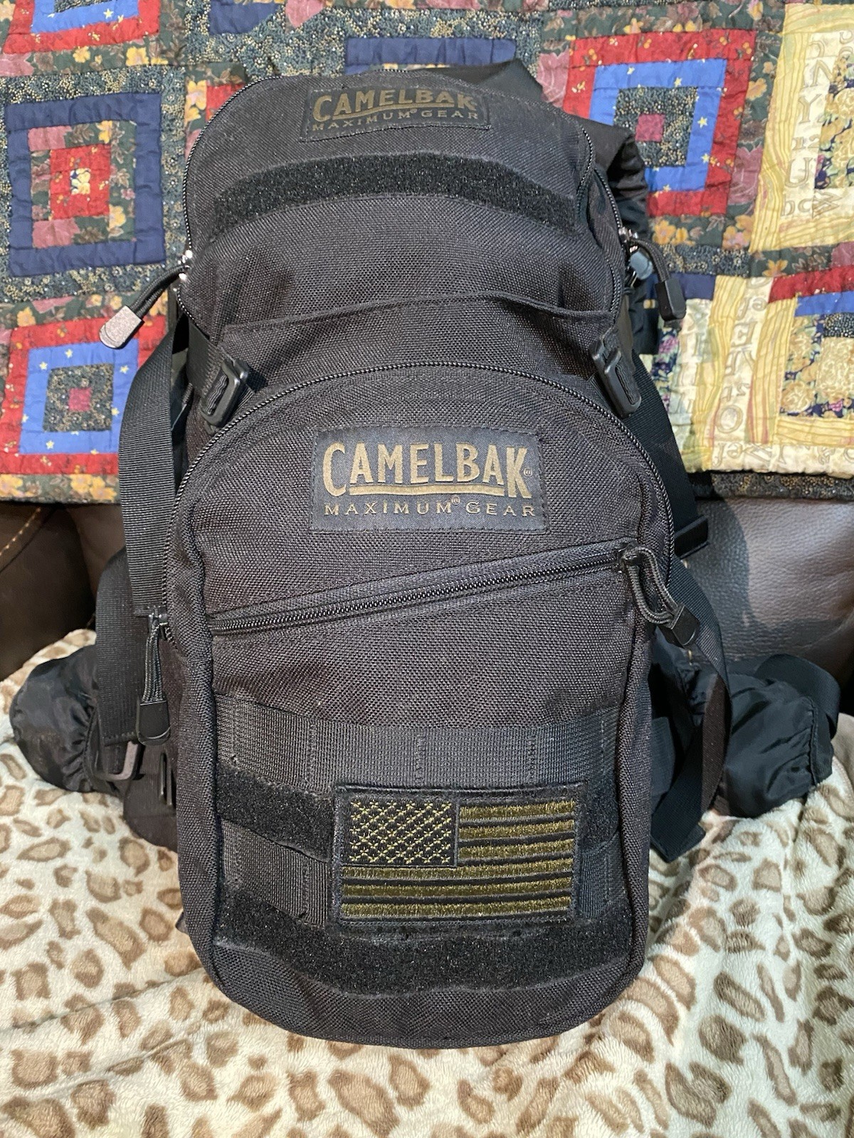 Camelback Maximum Gear Black Backpack X-Large, Tactical Molle- No Bladder