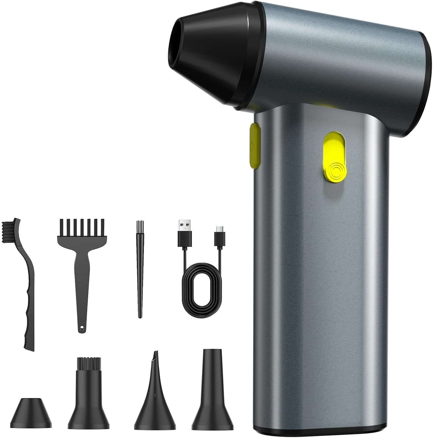 Compressed Air Duster, 130000RPM Brushless Motor, Super Power Air Duster Electri