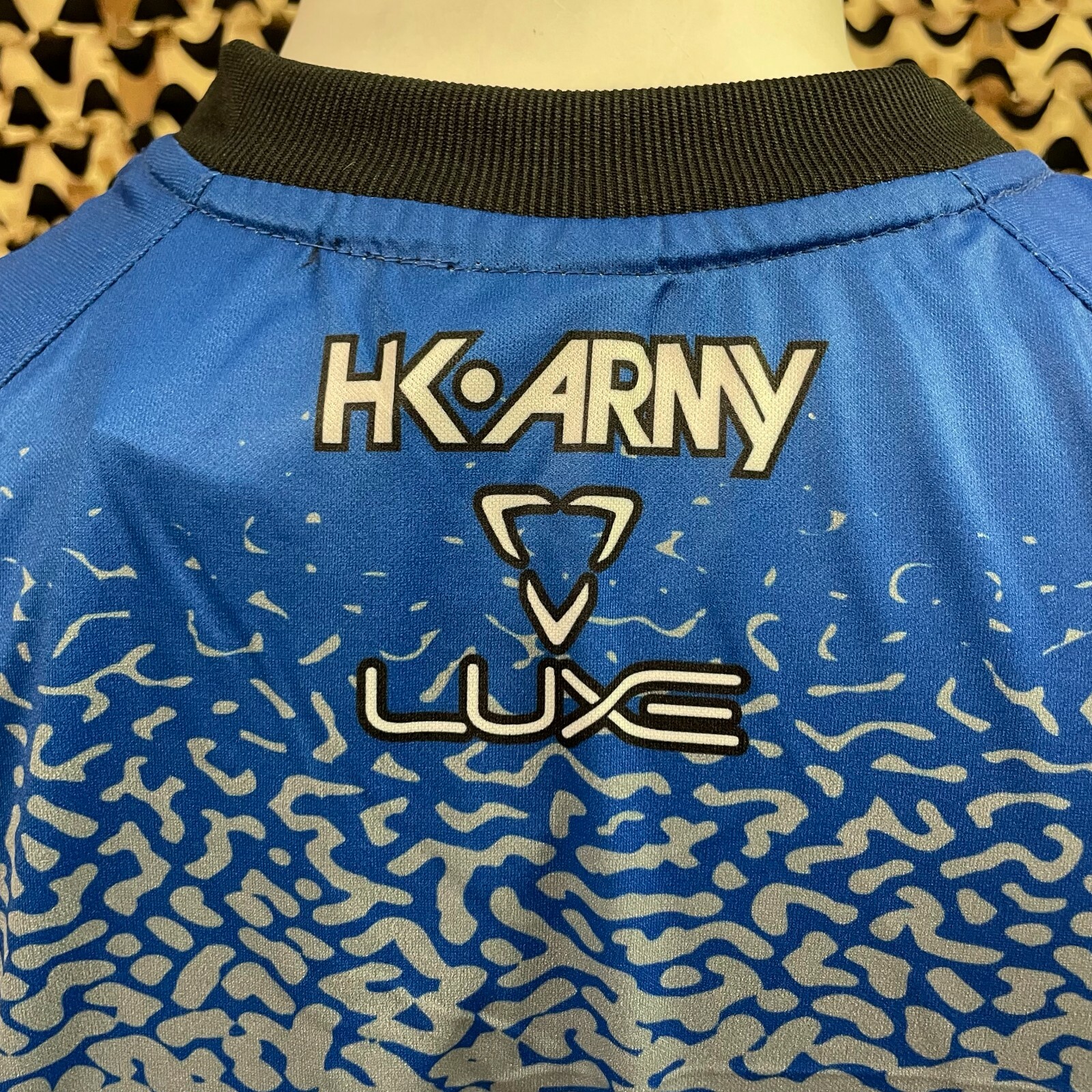 NEW HK Army Freeline Paintball Jersey - Houston Heat Away - Blue/Red - 2XL