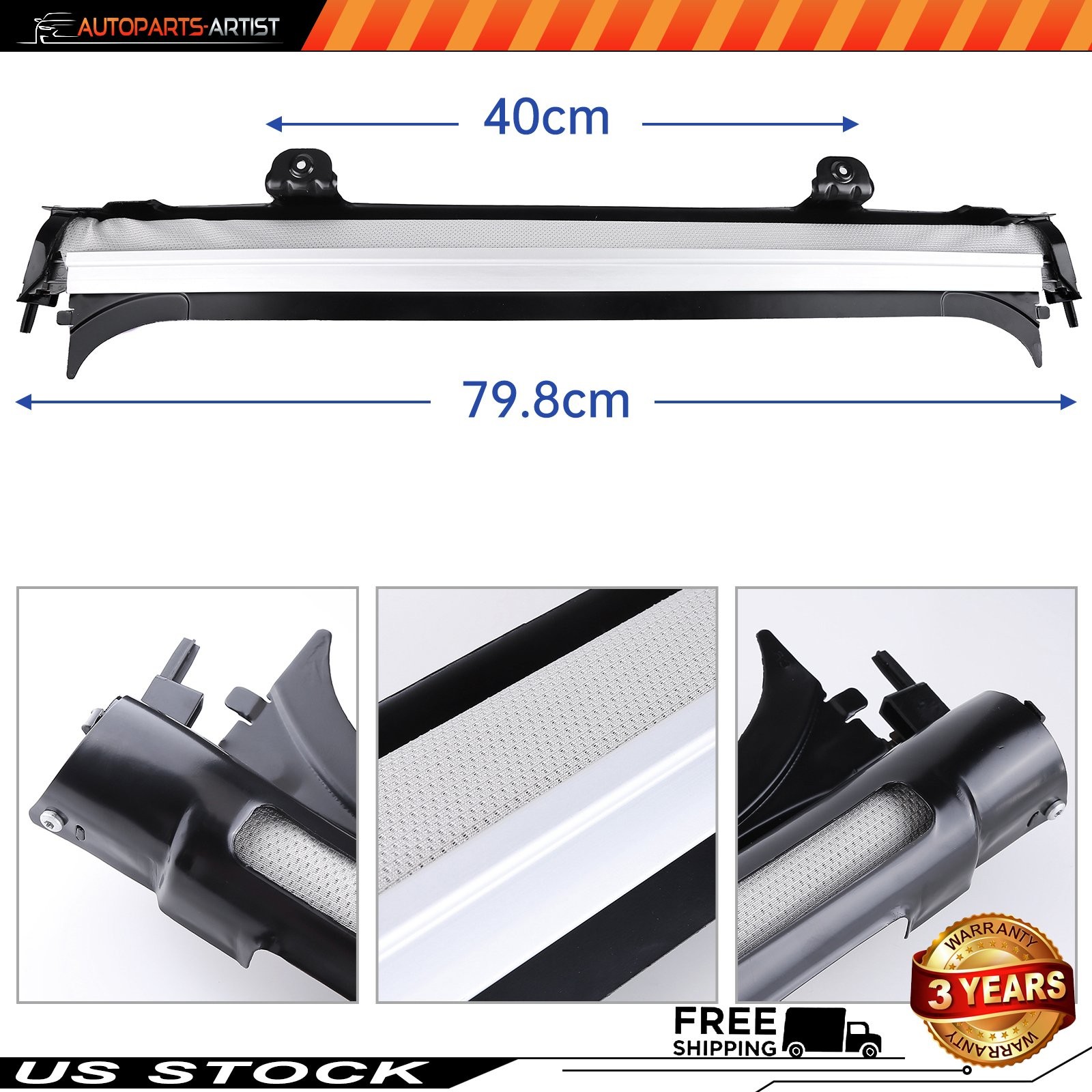 GRAY SUNROOF SUNSHADE COVER 1K9877307A FOR Q5 2009 2010 2011-2017 VW TIGUAN