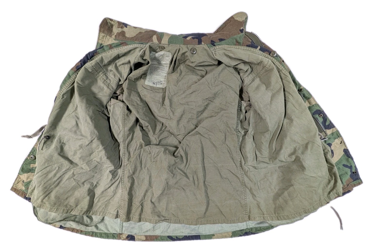 Cold Weather Field Camo Coat “U.S. Army” Size Medium Regular