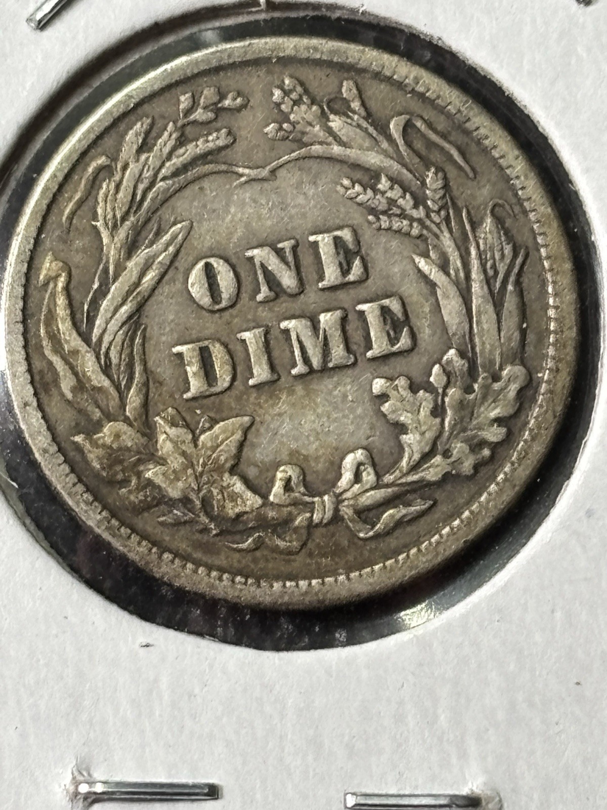 1910 Barber Dime Nice Original XF !!!