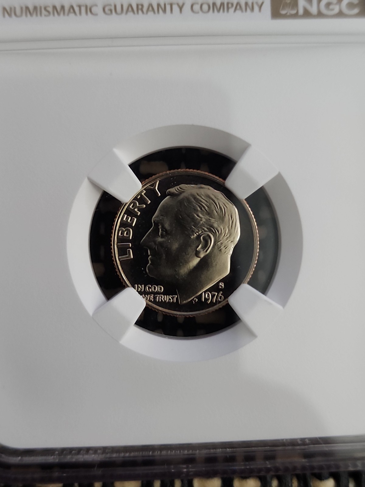 1976-S Roosevelt Dime NGC GEM UNCIRCULATED