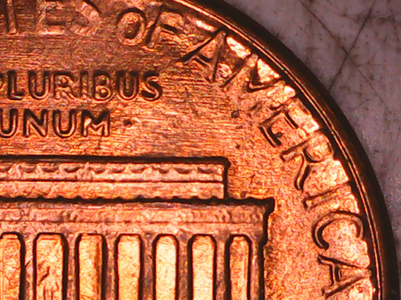 TWO ERRORS, 1986-P LINCOLN MEMORIAL CENT RD DIE CRACK & DDR P-274