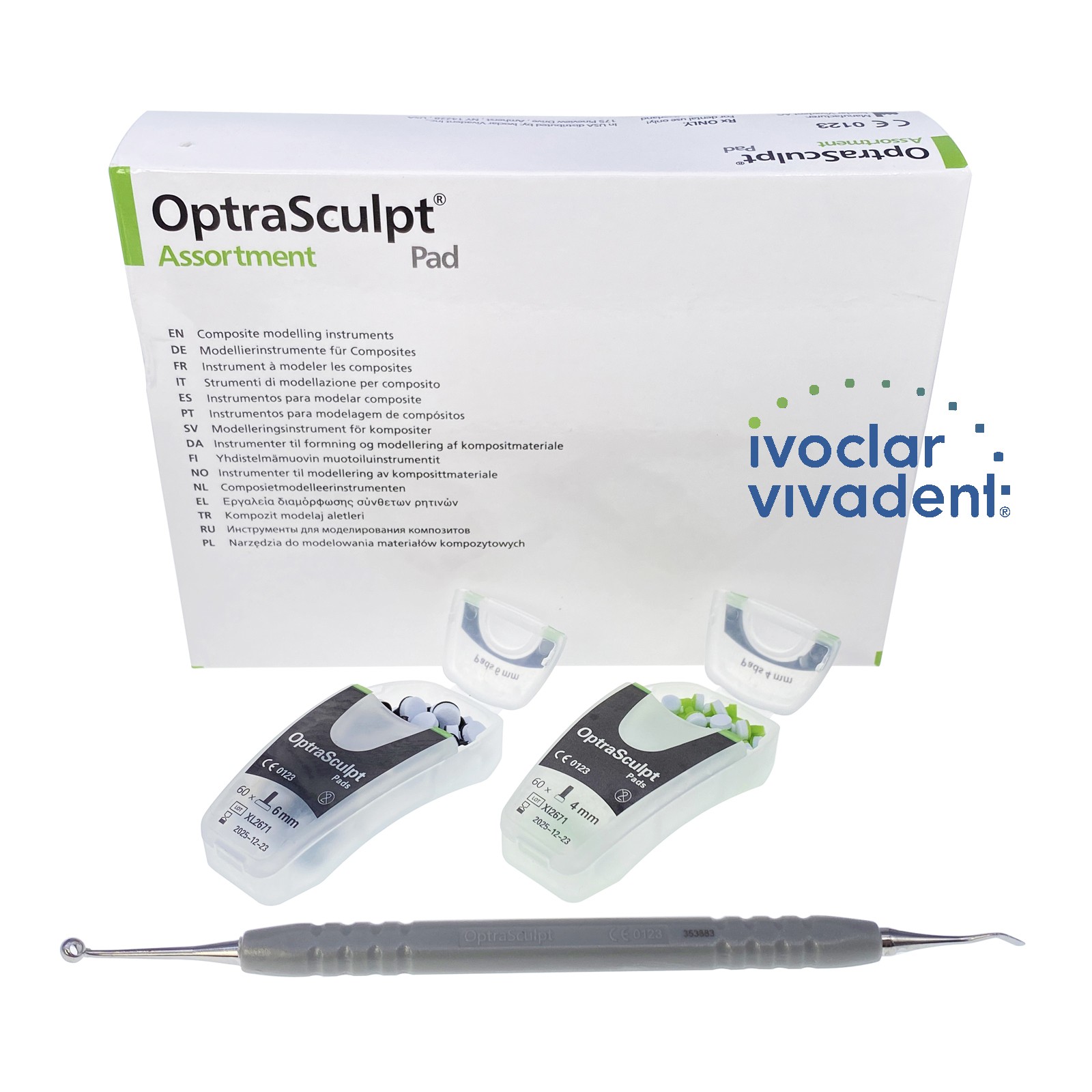 1set Optrasculpt Pad Dental Ivocler Vivadent Assortment Kit Anterior And Posteri