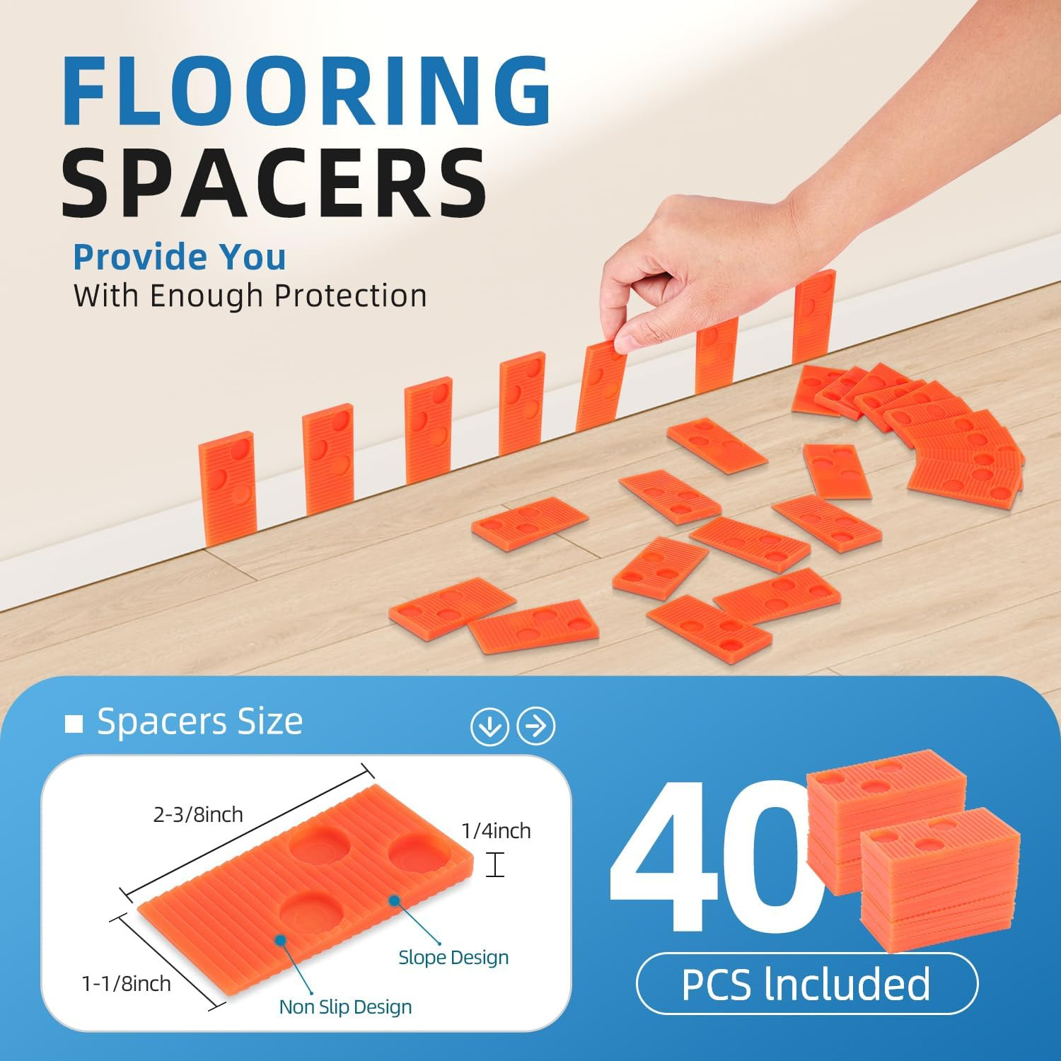 43-Piece Laminate Flooring Tools, LVP Installation Kit, Vinyl Flooring Tools