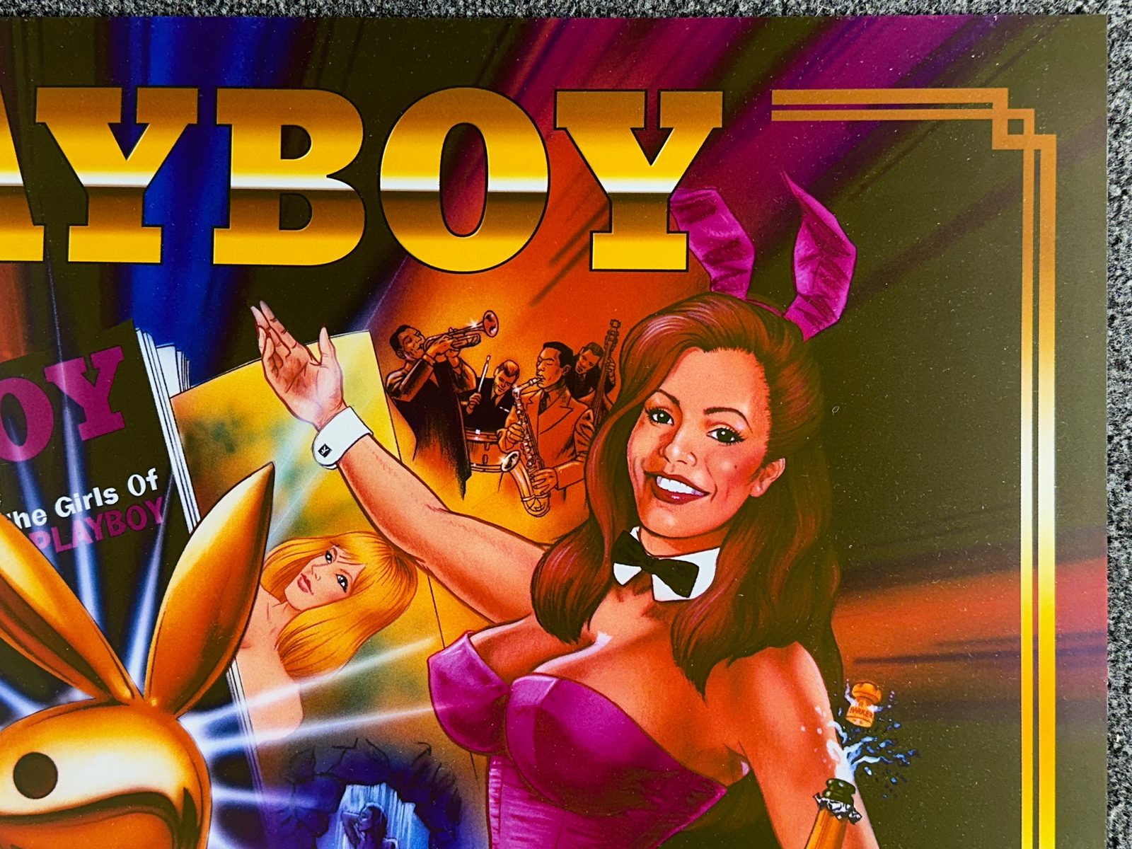 Stern Playboy Pinball Machine Game Backglass Translite ORIGINAL NOS Licensed