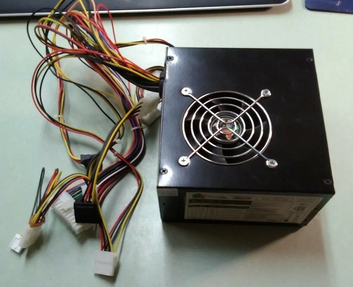 logisys power supply PS550A-BK dual fan 550W