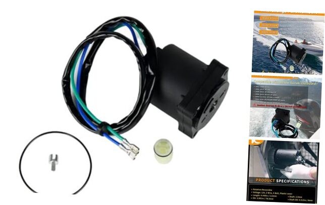 Upgrade Power Tilt Trim Motor 38100-93J13 38100-93J04 Replacement for Suzuki