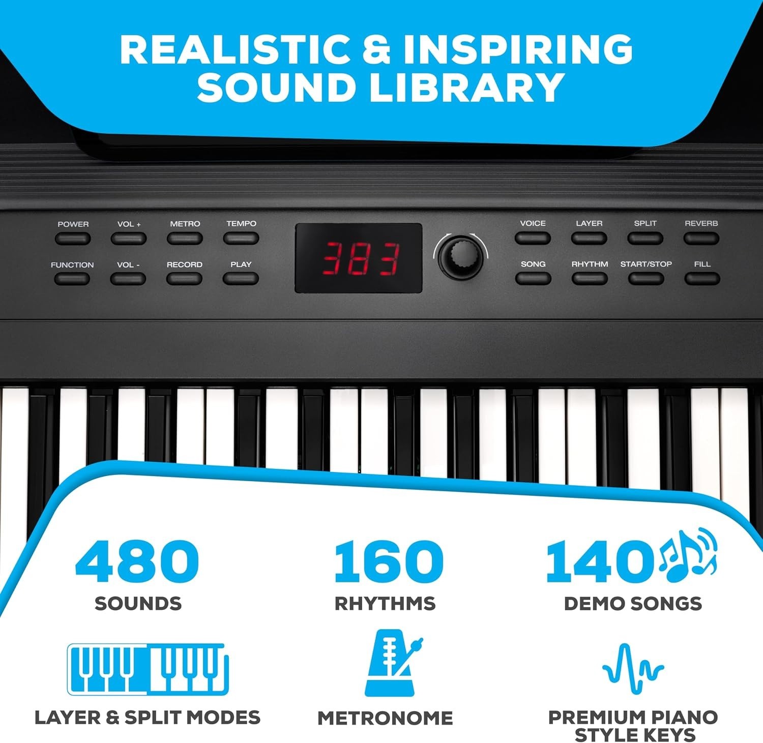 Complete Bundle: 88-Key Keyboard with Accessories