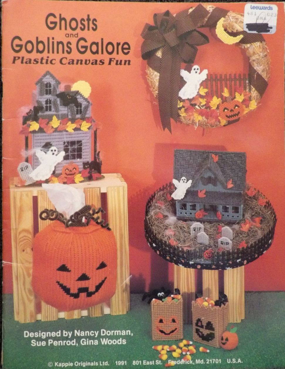 Ghosts and Goblins Galore Plastic Canvas Fun Leaflet from Kappie Originals