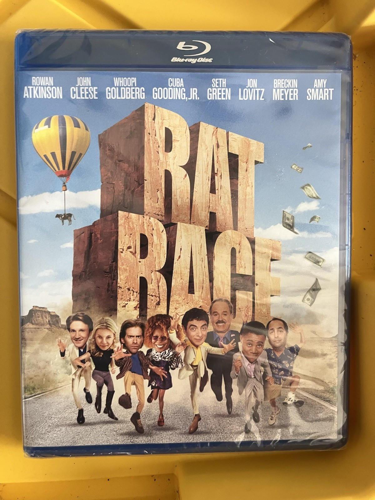 Rat Race 2001 Blu-ray New Sealed Rowan Atkinson John Cleese Cult Classic