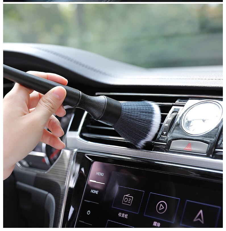 Car Detail Super Soft Interior Synthetic Bristles Dash Duster Brush Accessorie