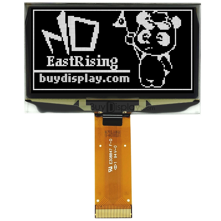White 2.4" inch Graphic OLED Display,128x64 Serial SPI,I2C,SSD1309 w/Tutorial