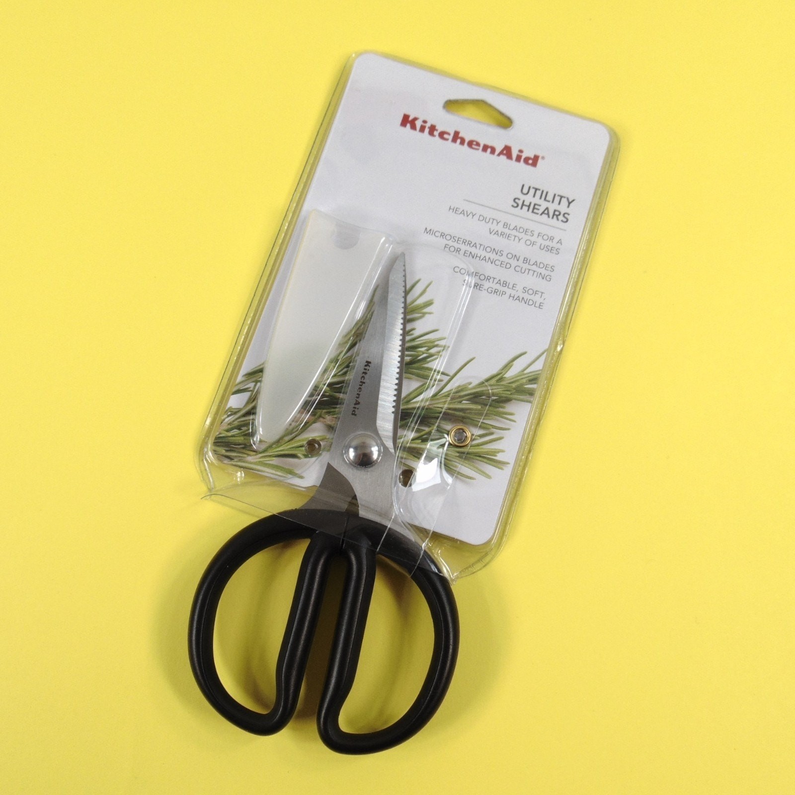 KitchenAid Kitchen Scissors Utility Shears Micro-Serrated Stainless-Steel Blades