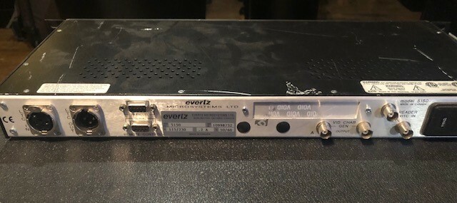 Evertz 5150 After Burner Time Code Device