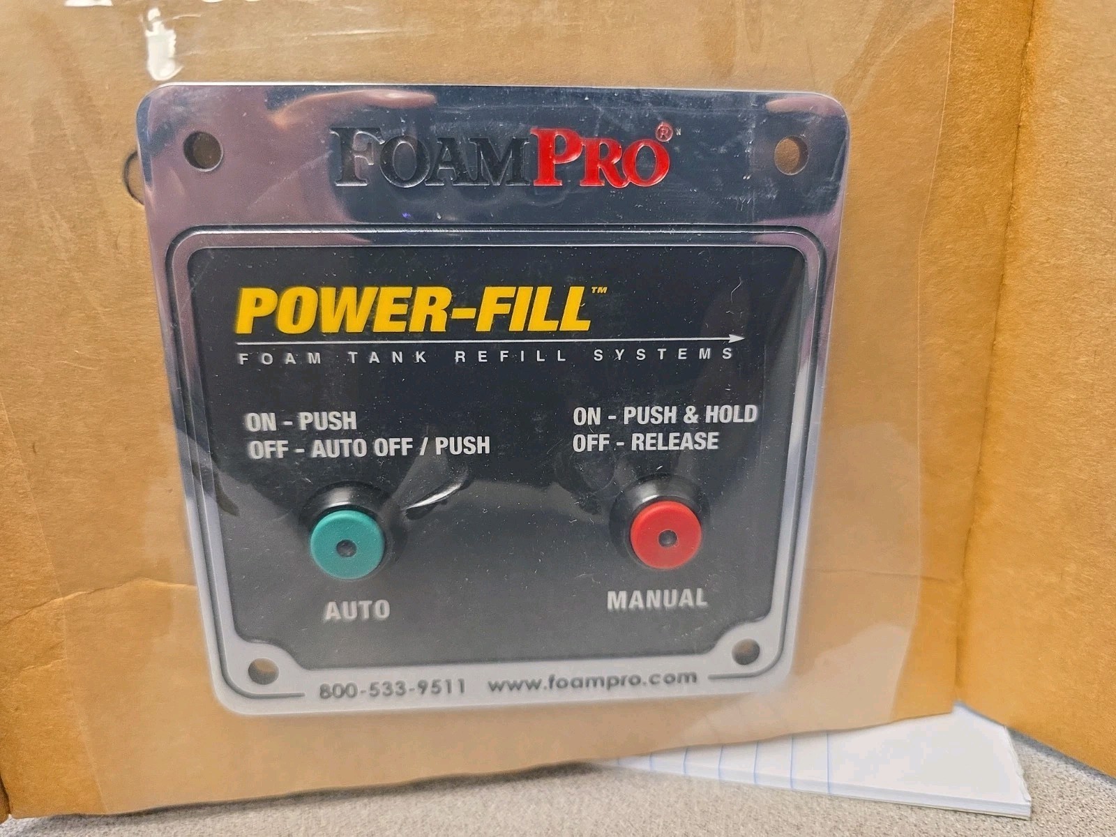 FoamPro 2527-0171R Power-Fill Control Head Foam Pro