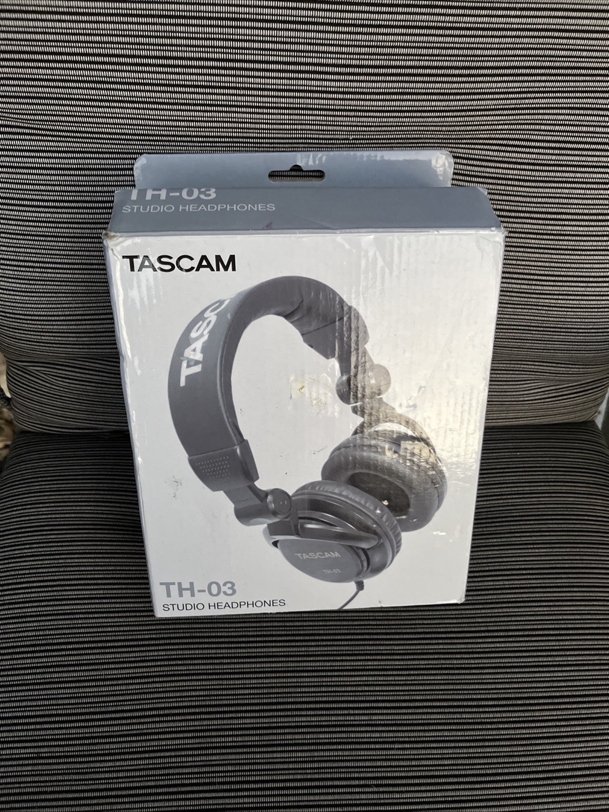 Tascam TH-03 Studio Headphones – Closed Back Padded Adjustable Audio Headset