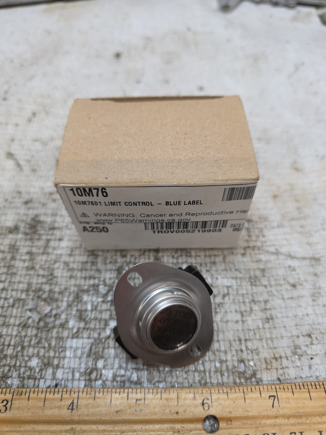NEW Lennox Limit Control - Blue Label 10M76 - Genuine OEM Replacement Part NEW
