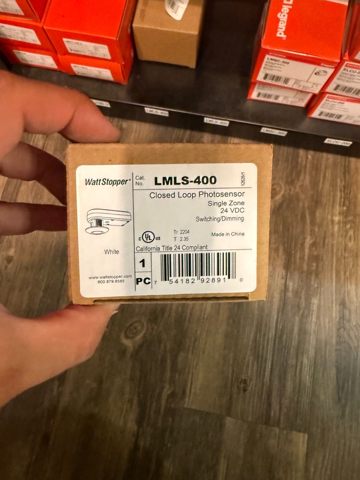 NEW WATTSTOPPER LMLS-400 DLM CLOSED LOOP SINGLE ZONE DIGITAL DAYLIGHT SENSOR