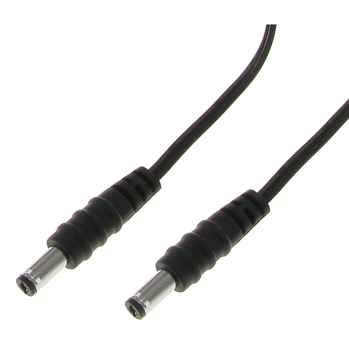 6' 2.1mm x 5.5mm Male to Male DC Power Adapter Extension Cable 20AWG