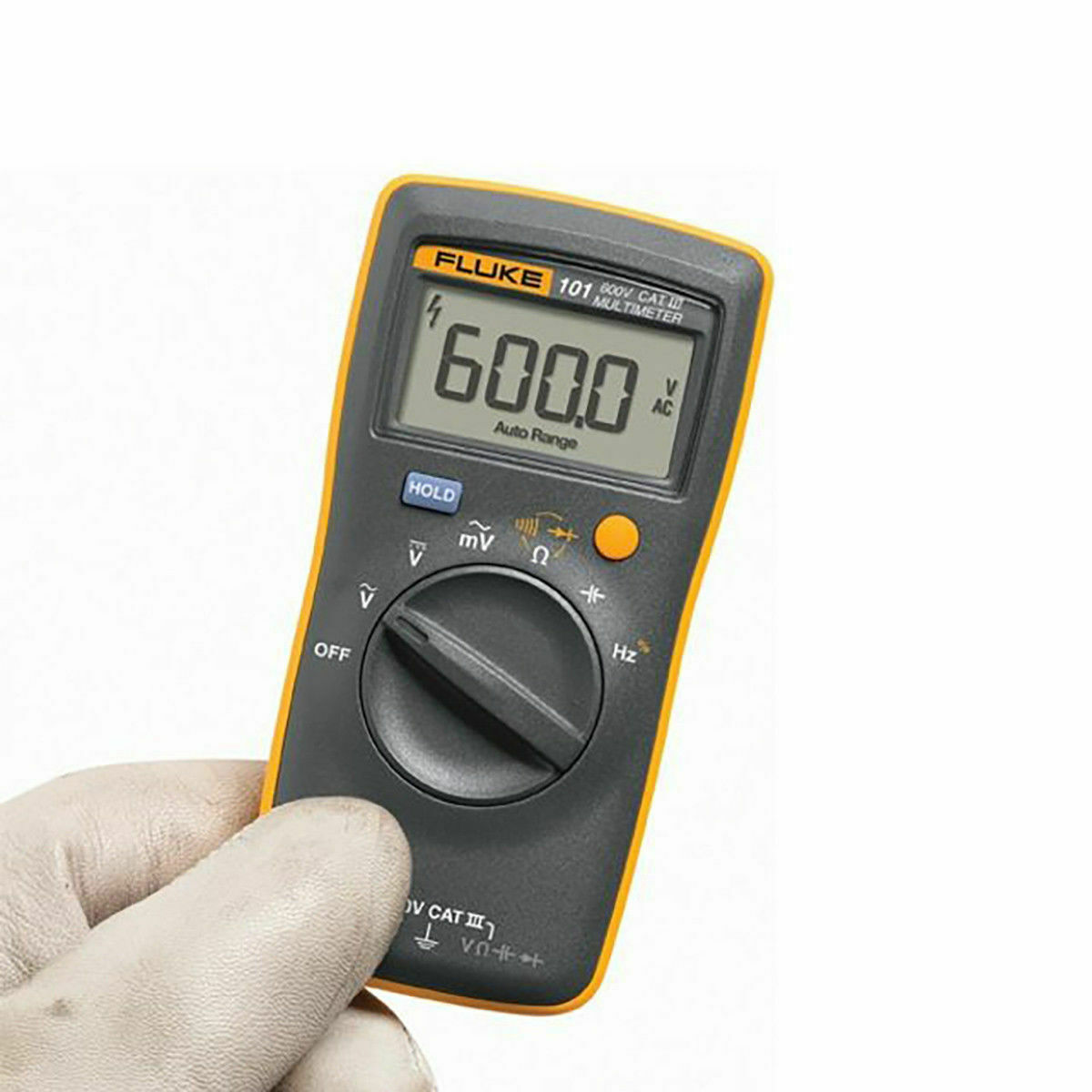 FLUKE-101 Basic Digital Multimeter Pocket Portable Meter AC DC Volt Tester