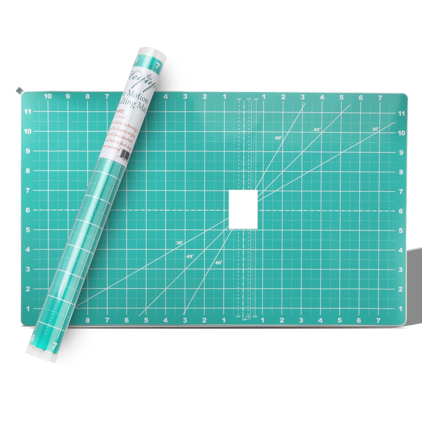 Free Motion Quilting Slider Mat with Tacky Back 12’’ x 20’’, Green