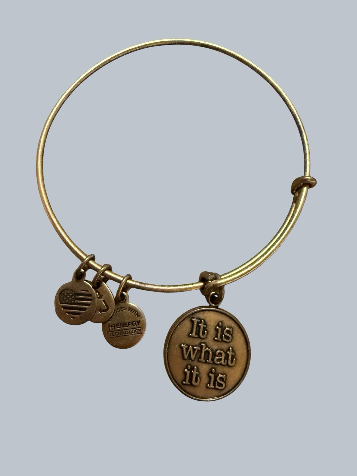 Alex and Ani gold bracelet “It Is What It Is”