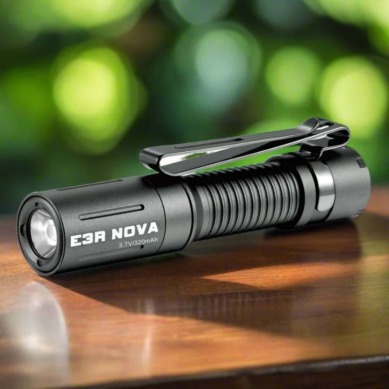 Powertac E3R Nova 820 Lumens Rechargeable LED Flashlight Waterproof EDC Light