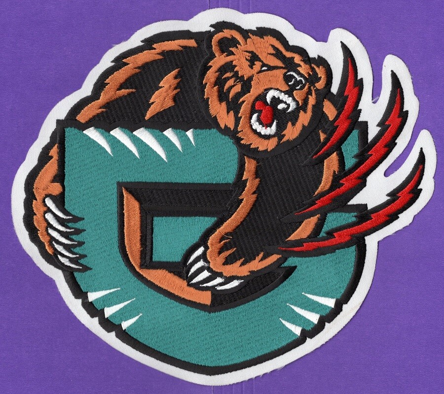 VANCOUVER GRIZZLIES NBA EMBROIDERED PATCH