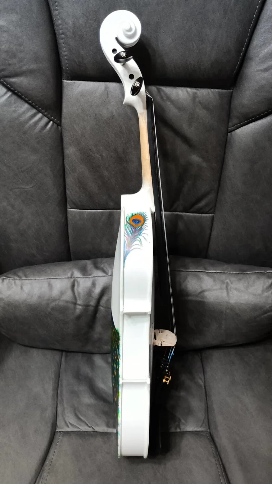 PEACOCK HAND-PAINTED SOLID SPRUCE TOP MAPLE BACK/SIDES VIOLIN 4/4