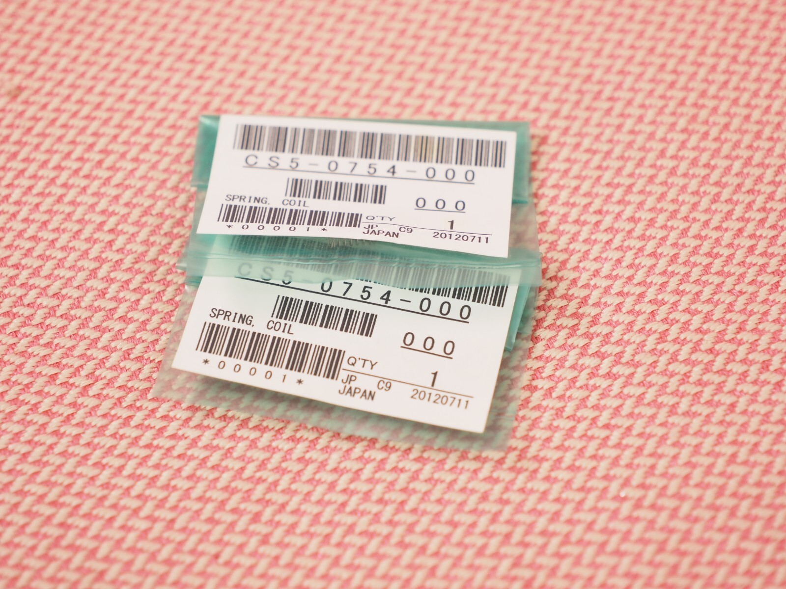 Lot of 2 Canon SPRING, COIL CS5-0754-000