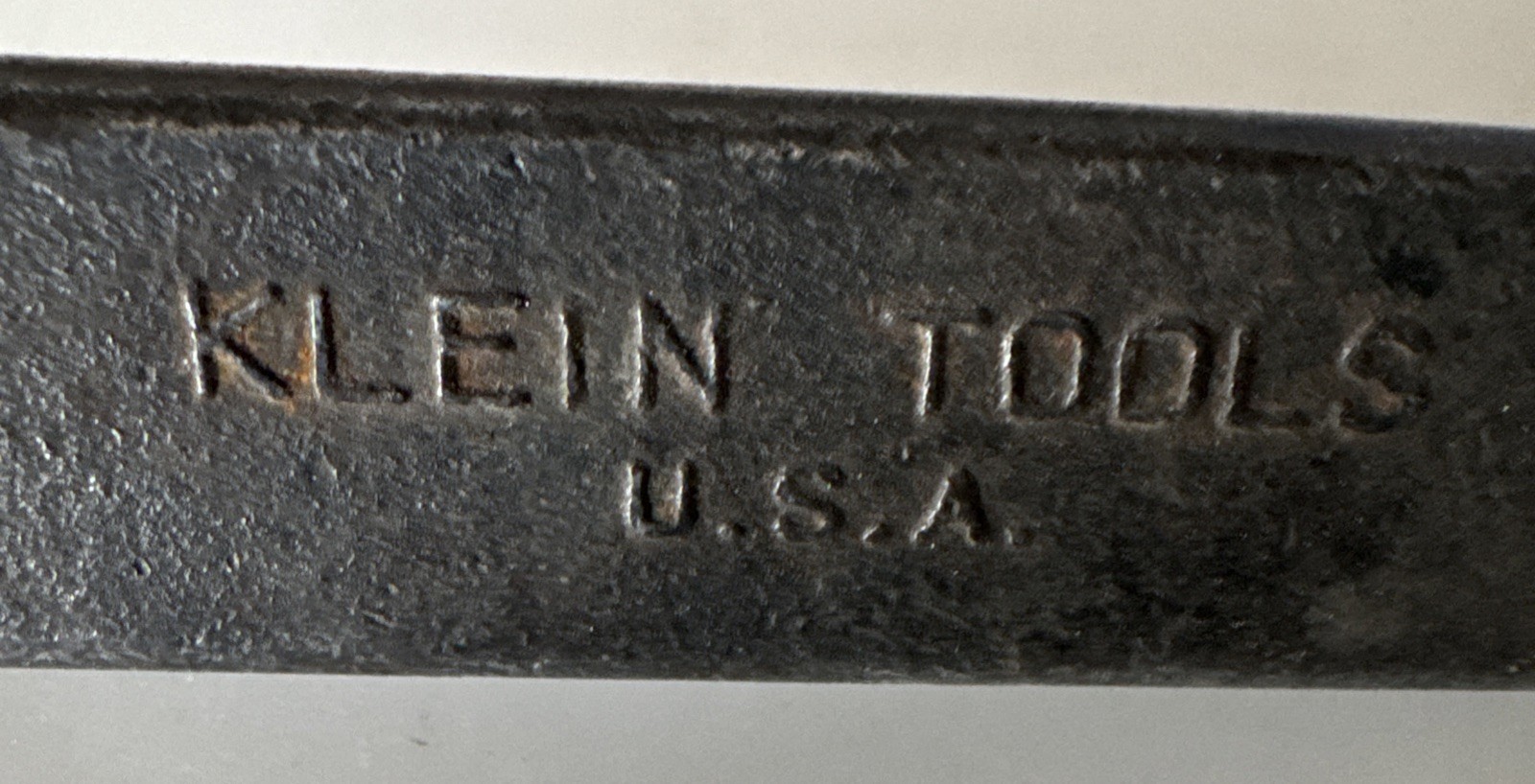 Vintage Klein Tools Spud Wrench 1-1/8 3222-R.  3/4 USA