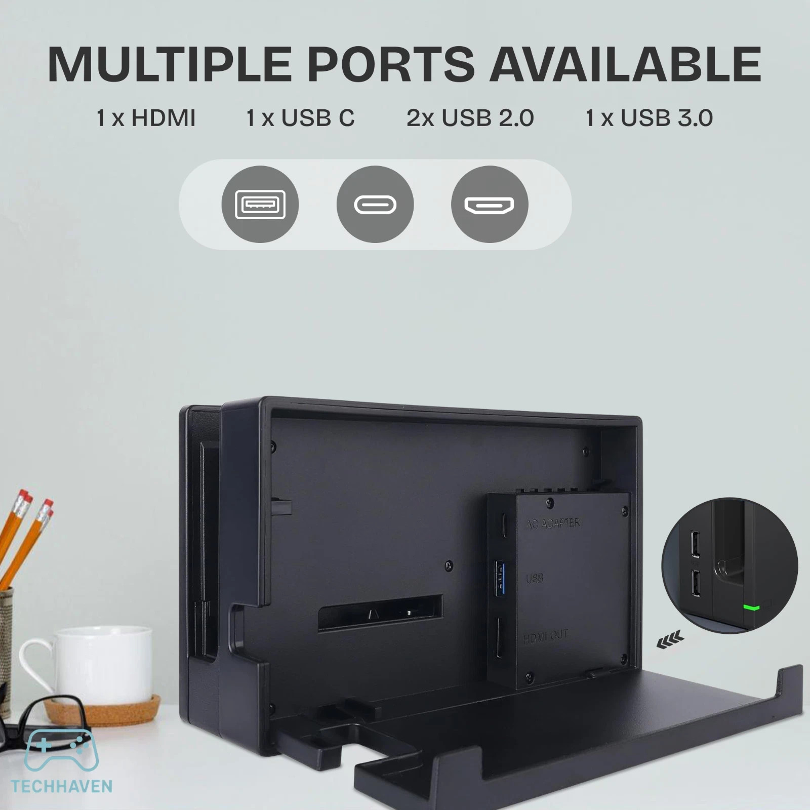 Nintendo Switch OLED Docking Station Set – Complete Bundle