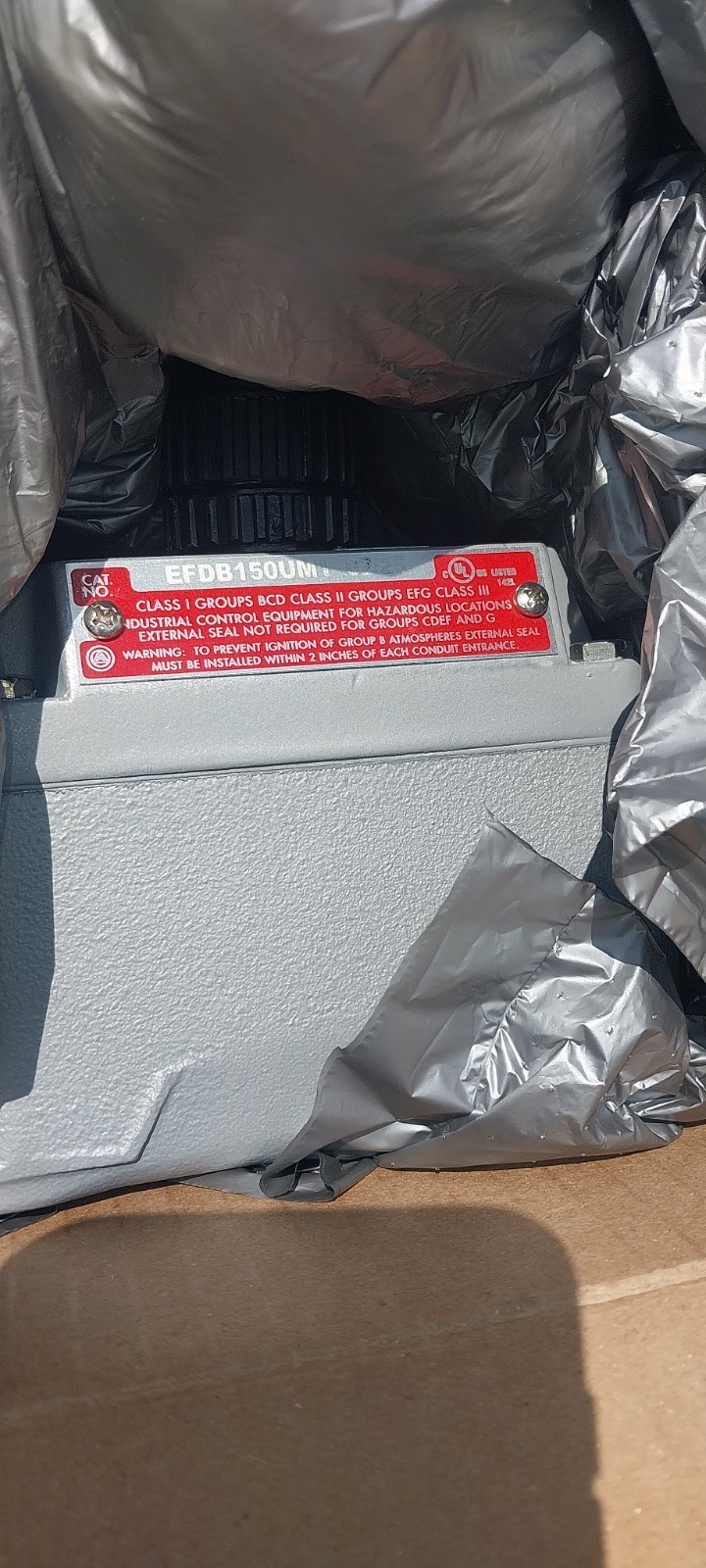 Appleton EFDB150UM1 Emergency Stop Push Button Red Explosionproof