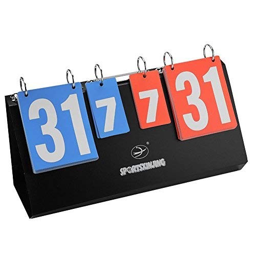Dioche Portable Scoreboard/Score Keeper/Score Flipper/Flip Scoreboard for
