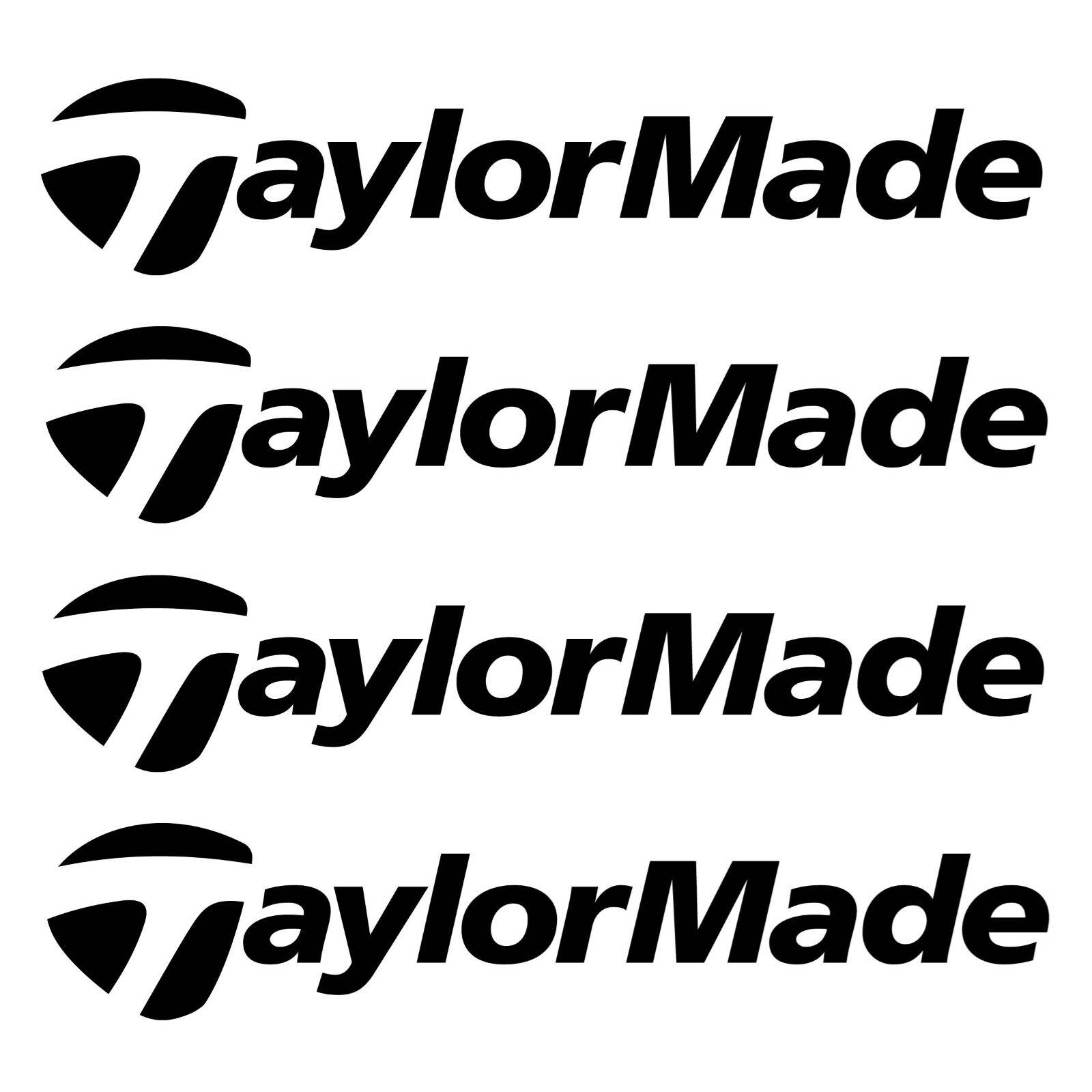 TaylorMade Golf Logo Vinyl Sticker Decal Car Truck Laptop Window taylor made