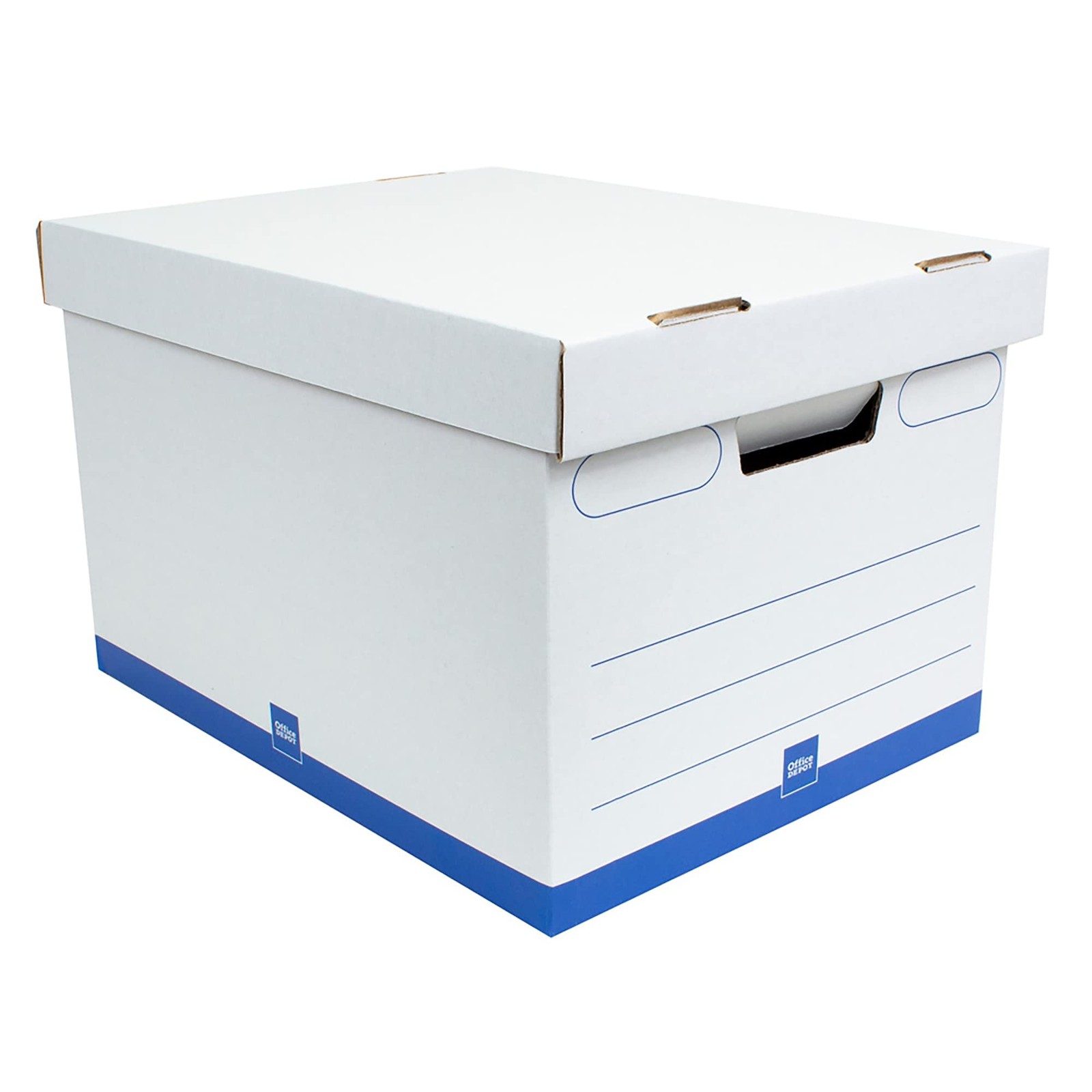 Office Depot® Brand Medium-Duty Storage Boxes, Letter/Legal True, Multicolor
