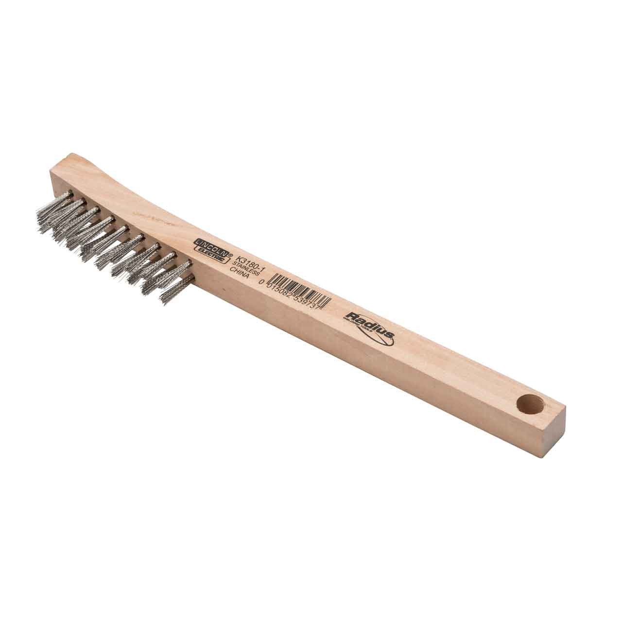 Lincoln Electric K3180-1 Stainless Steel Wire Brush 2 x 9 Row 12 pack