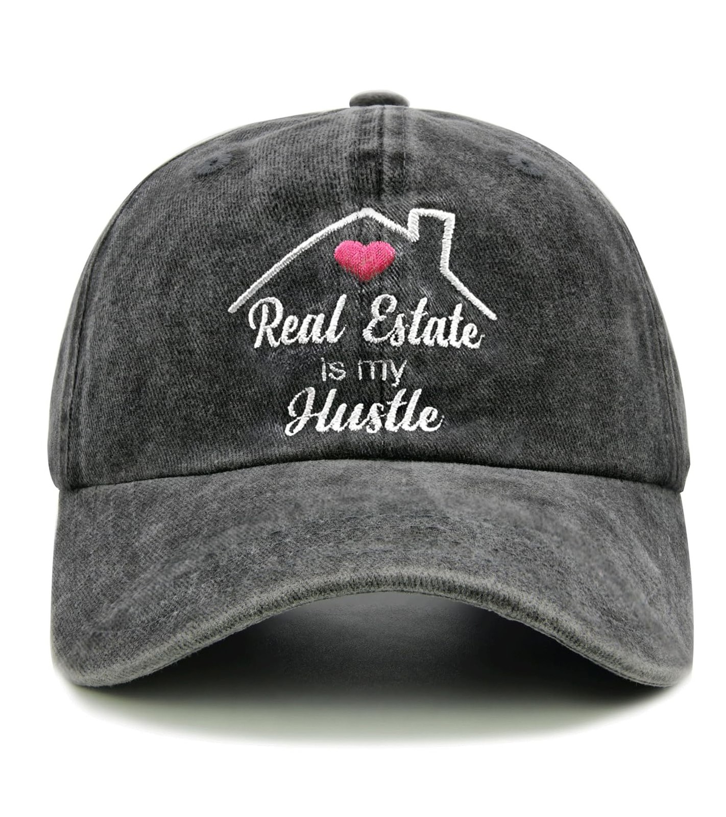 Sold Hat Washed Cotton Distressed, Home Girl Baseball Cap for Real Estate Age...
