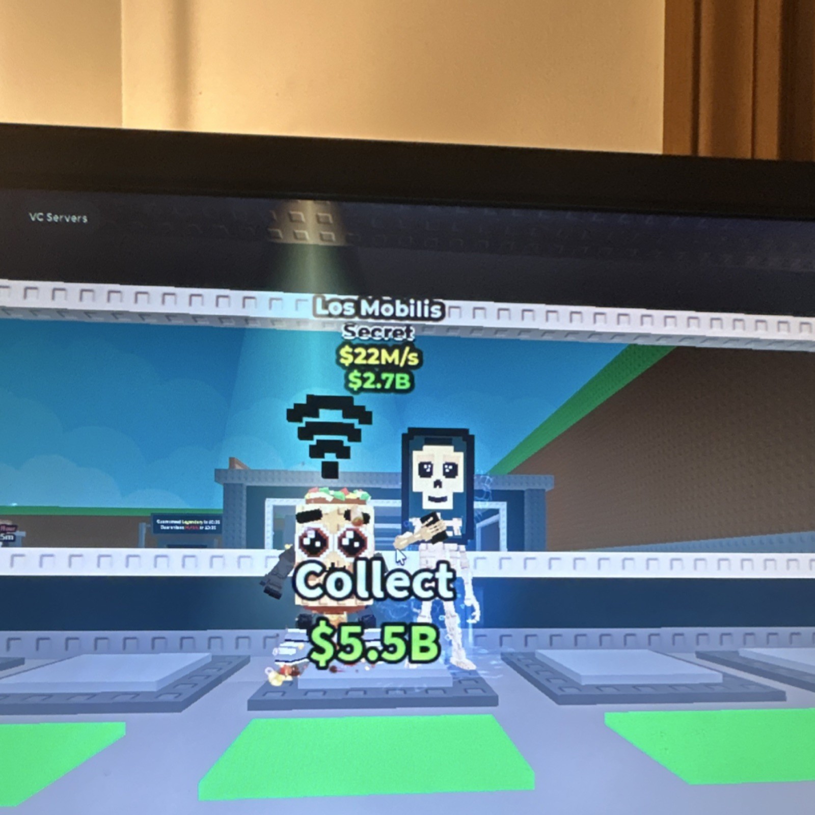 Los Mobilis Secret Collectible Game Item Asset $22M/s $2.7B Collect $5.5B