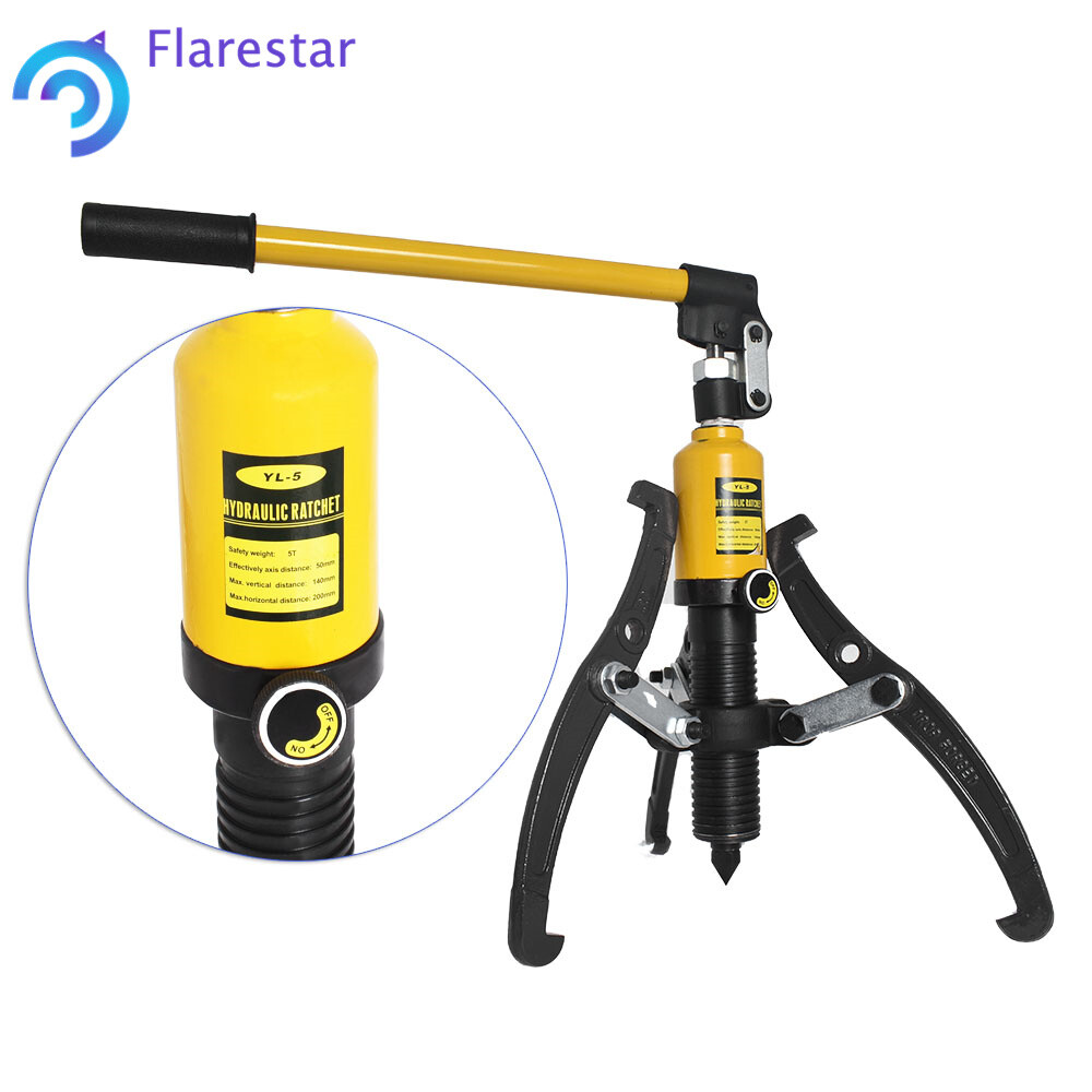 Hydraulic Gear Puller Set Separator Tool 5 Ton Wheel Pulling Hub Bearing