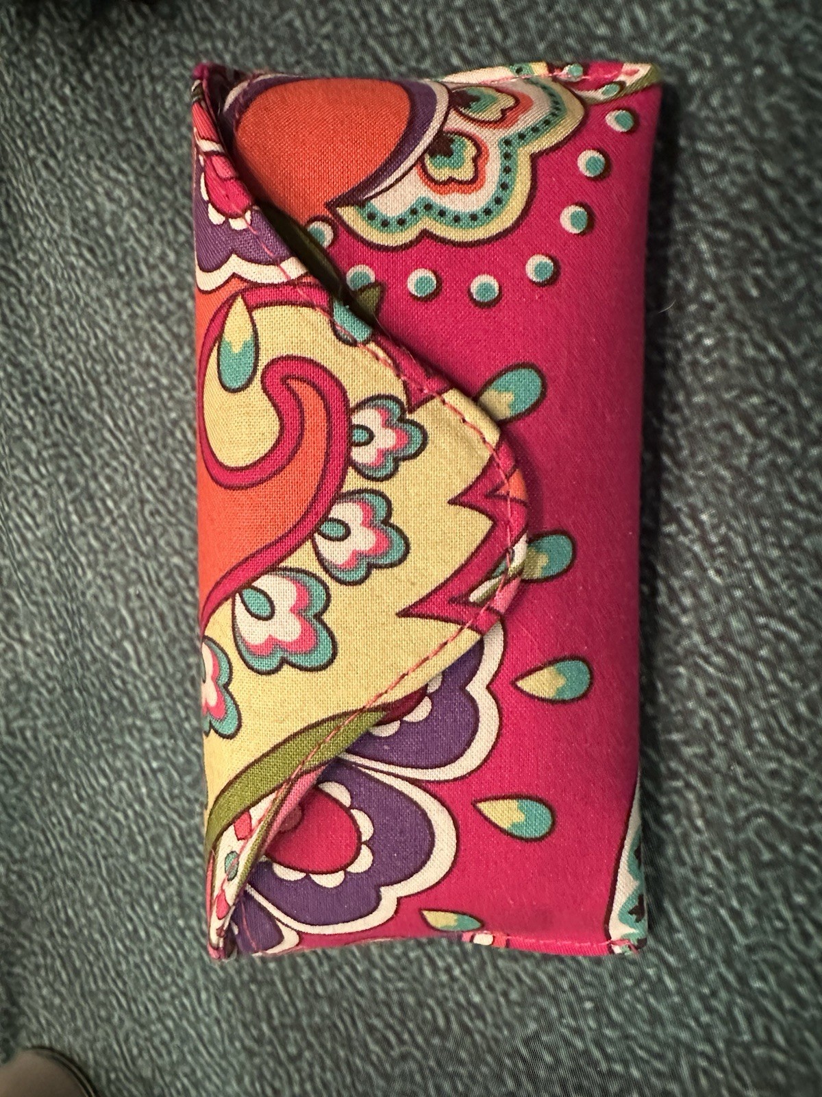 Vera Bradley Pink Swirls Eyeglass Case