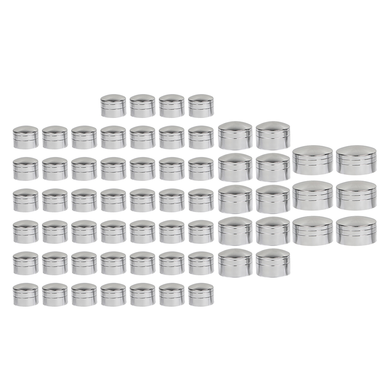 Chrome Engine Bolt Caps For Harley Softail Touring Electra Glide FLHT FLHTCU