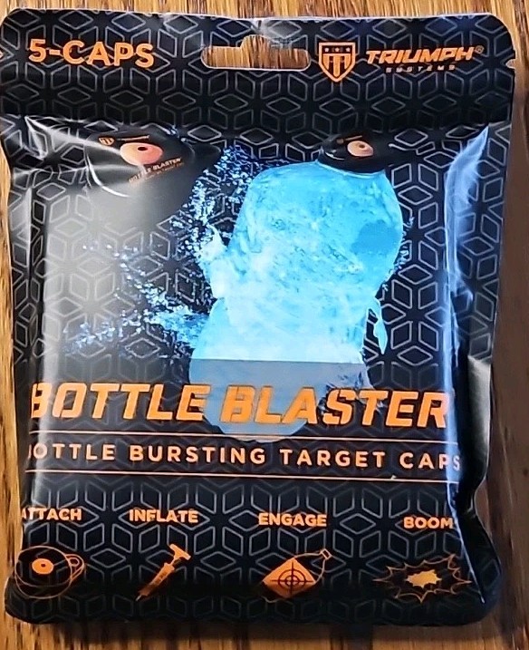 Triumph Bottle Blaster Target Caps Shooting Practice - Pack of 5 Reusable Caps