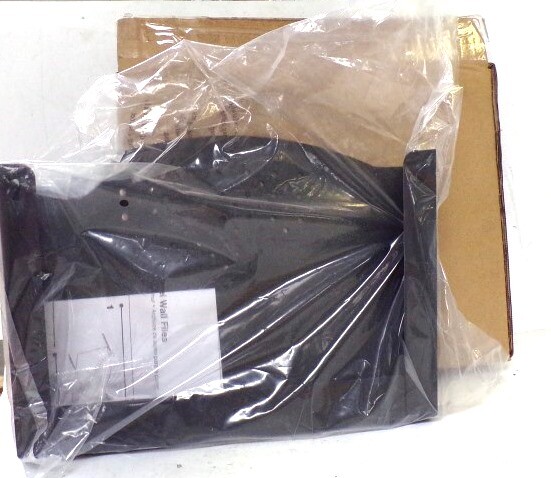 WALL FILE BLACK STEEL FOR 8.5X11" PAPER 12X9X3" 1 COMPARTMENT 45NG59